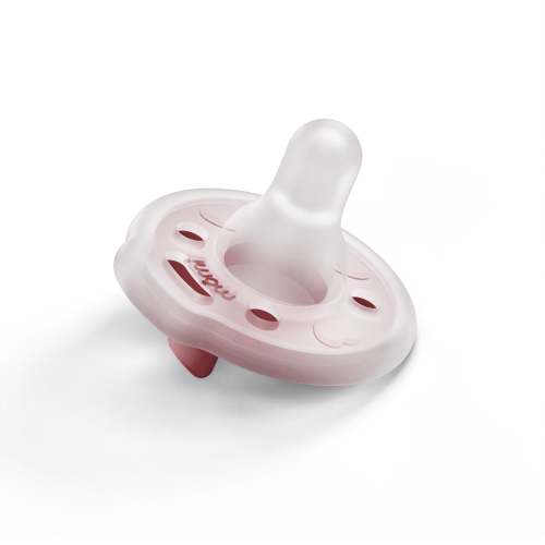 babypace® breast-like pacifier in rich cranberry red | mōmi