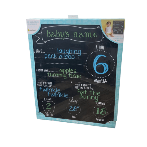 Pearhead All About Baby Chalkboard