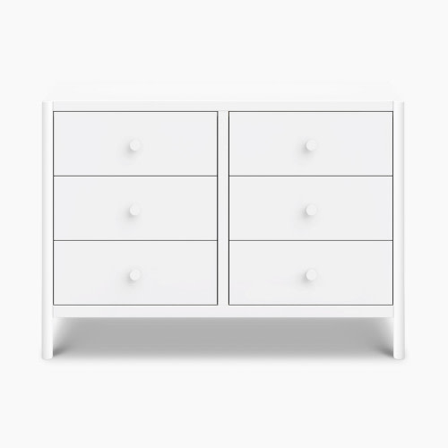daVinci Birdie 6-Drawer Dresser - White