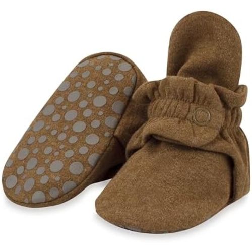 Zutano Unisex Organic Cotton Baby Booties With Gripper Soles