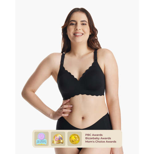 Momcozy Jelly Strip Nursing Bra YN46 | Seamless Support for M9 Pump