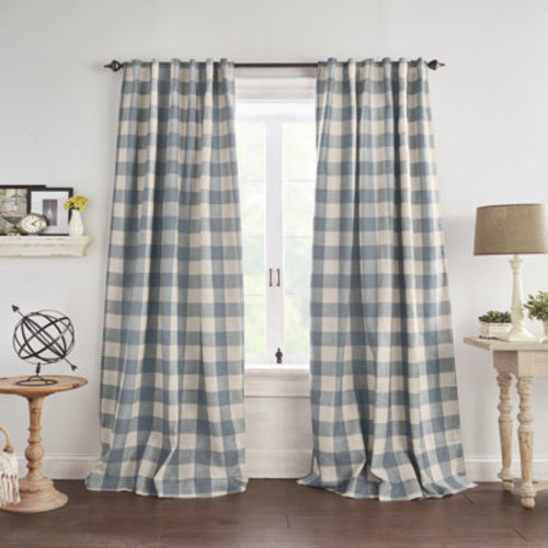 Gracie Oaks Eudell Plaid Room Darkening Thermal Single Curtain Panel & Reviews | Wayfair