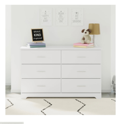 Storkcraft Brookside 6 Drawer Double Dresser