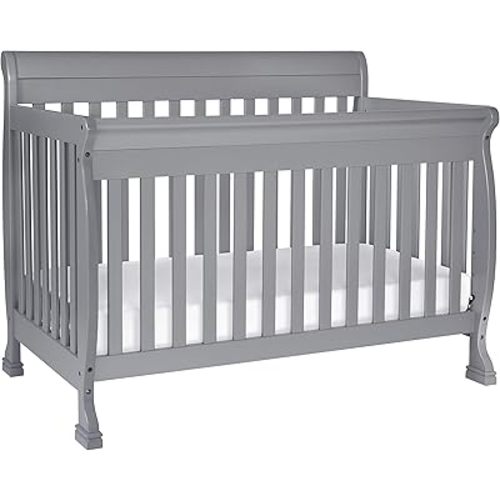 DaVinci Kalani 4-in-1 Convertible Crib in Grey, Greenguard Gold Certified