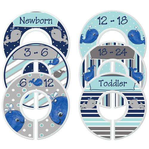 Baby Closet Dividers Nursery Closet Dividers Closet Organizers Whales