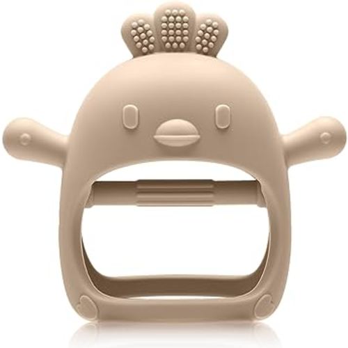 Baby Teething Toys for 0-6 6-12 Months, Never Drop Infant Teether Teething Mitten Toys for 0 3 6 9 12 Months, Newborn Soothing Teething Toy Gifts for 1 One Year Old Baby Boys Girls