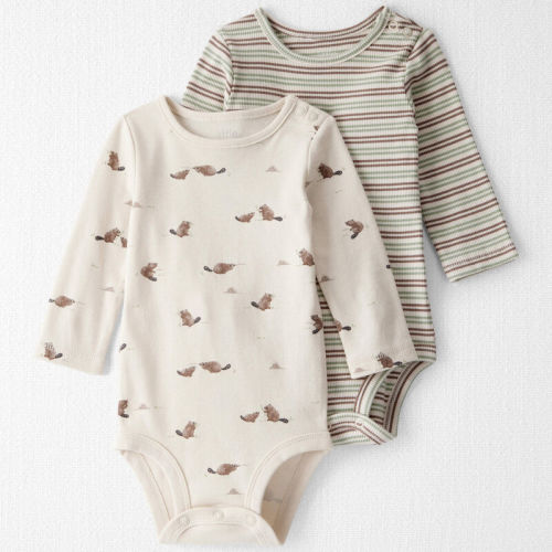 Beavers Creek, Stripes Baby 2-Pack Organic Cotton Bodysuits | Carter’s Oshkosh Canada