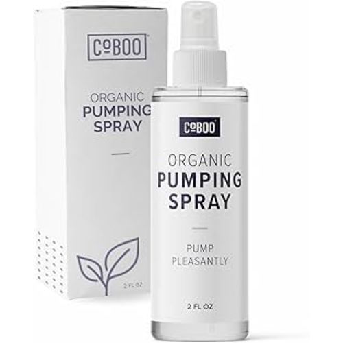 CoBoo Pumping Spray 2 Fl Oz | Organic Skin Lubricant for Breast Pumping | Pump Flange Spray for Breast Shields | Vegan & Lanolin Free, Made in USA | Helps Sore Nipples & Clogged Milk Ducts