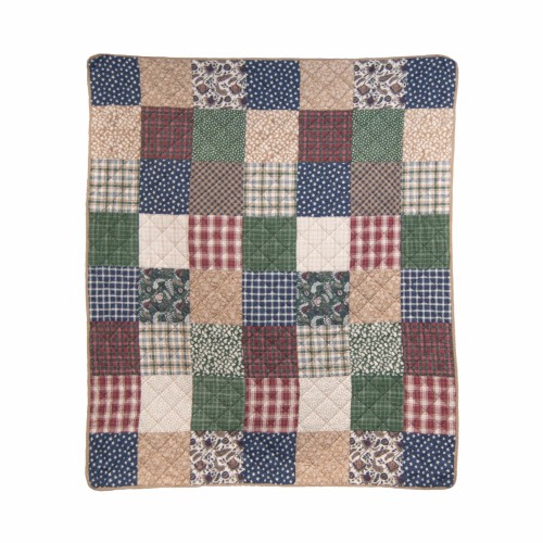 Donna Sharp Rustic Paisley Cotton Throw Blanket