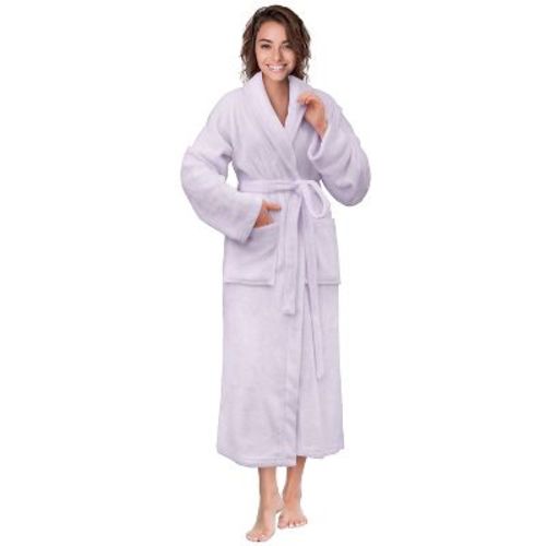 PAVILIA Womens Robe Fleece Plush Soft, Fluffy Fuzzy Cozy Warm Lightweight Bathrobe, Shower Spa House Long