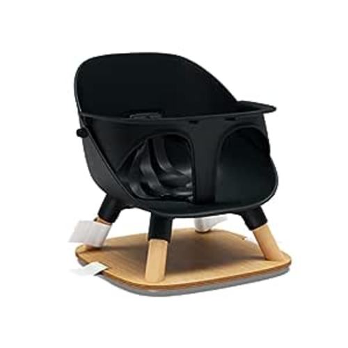 Amazon.com : Lalo The Booster Seat for Babies & Toddlers, Children's Booster Seat, Easy to Clean Five-Point Safety Harness & Durable Non-Toxic Plastic Seat & Belly Bar - Licorice : Baby