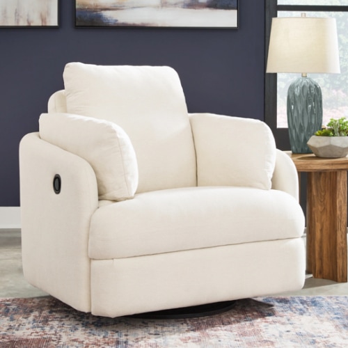 Modmax Swivel Glider Recliner with Storage – Oyster | InStyle – InStyle Furniture