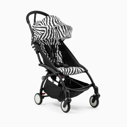 Stokke YOYO³ stroller from 6 months - Black Frame/Zebra Color Pack