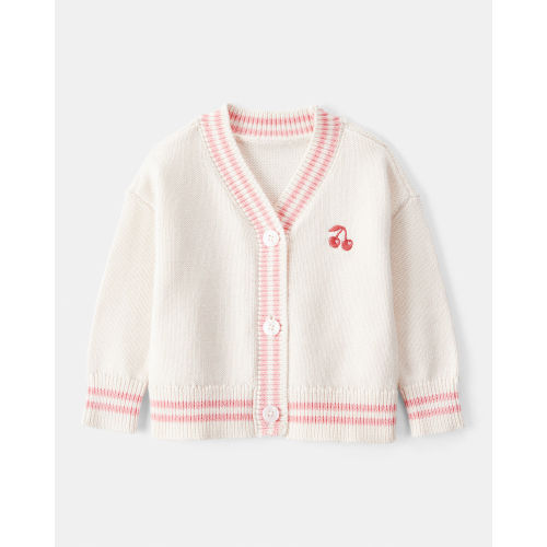 Carter's® | Cherry Cotton Long-Sleeve Sweater