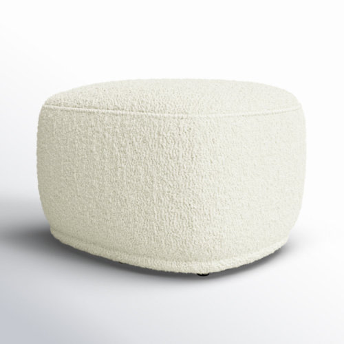 Joss & Main Adna 26.5'' Triangular Upholstered Ottoman & Reviews | Wayfair