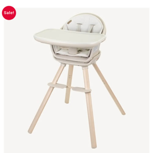 Maxi Cosi Moa 4 in 1 Highchair Classic Oat + BONUS Mothers Choice Messy Mat | Babyroad