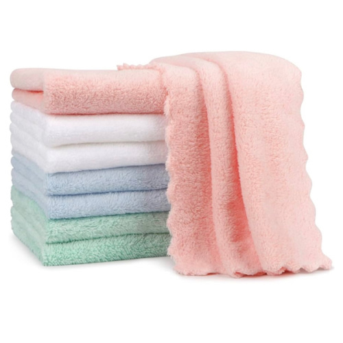 Orighty Burp Cloths, Super Soft & Highly Absorbent Coral Fleece, 20 x 10 Inch Gentle & Large Burp Rugs for Baby Sensitive Skin - Burping Cloths for Newborn Essential, 8 Pack