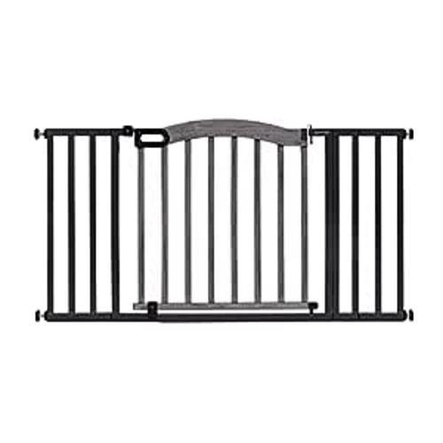 Amazon.com: Summer Infant Summer Decorative Wood & Metal Safety Baby Gate, Fits Openings 36" to 60" Wide, Taupe Wood & Metal Finish, for Doorways, 32" Tall Walk-Through Baby & Pet Gate, Gray, One Size : Everything Else