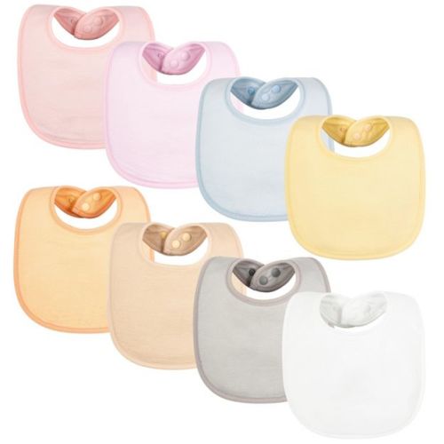 Tiny Twinkle Baby/Infant Waterproof and Absorbent Feeding Bibs (Boy Pastel, 8-Pack)