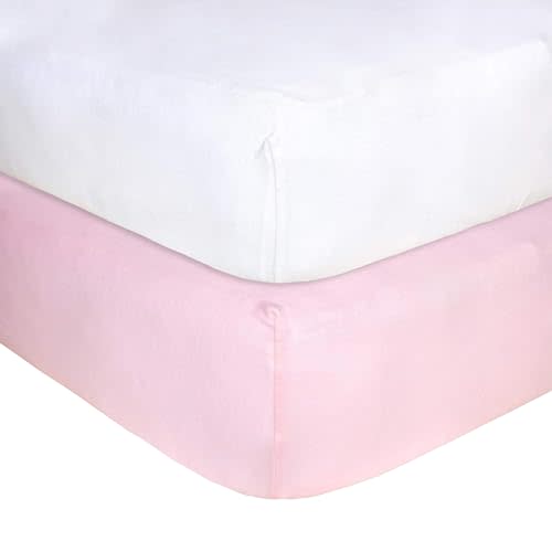 Burt's Bees Baby Essential Organic Cotton Fitted Crib Sheet, Breathable for Boy Girl Standard Crib & Toddler Mattresses