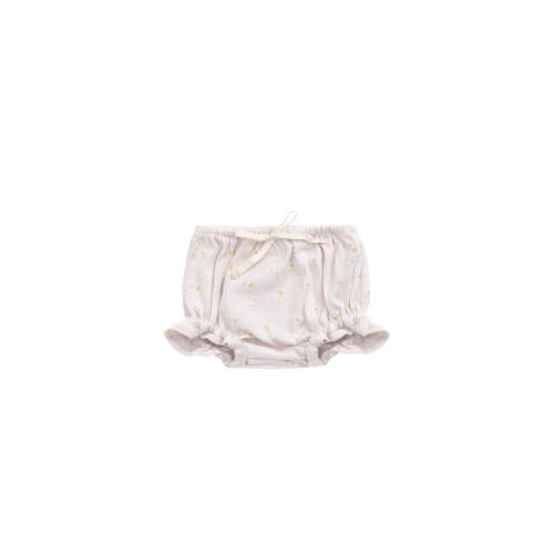 Organic Cotton Frill Bloomer - Simple Flowers Lilac – Jamie Kay USA