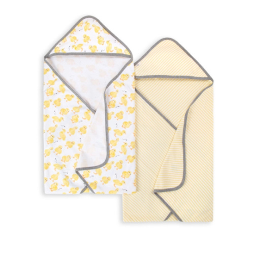 Little Ducks Organic Cotton Hooded Towels 2 Pack