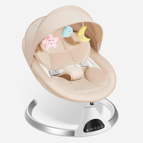 HARPPA Weddell Electric Baby Swing & Bouncer | Portable Infant Swing Chair with Remote Control – Automatic Rocker, Foldable Newborn Cradle, Indoor & Outdoor Use