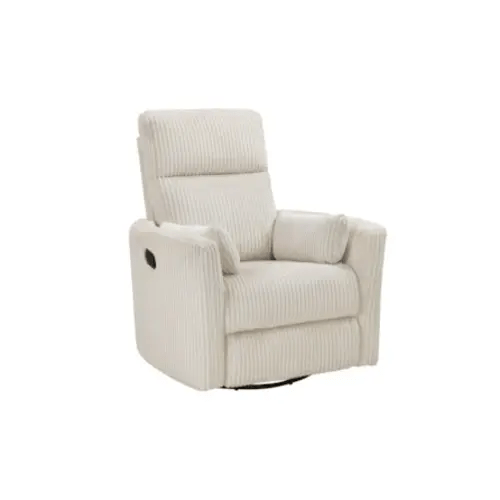 Ellery Beige Nursery Swivel Glider Reclining Chair