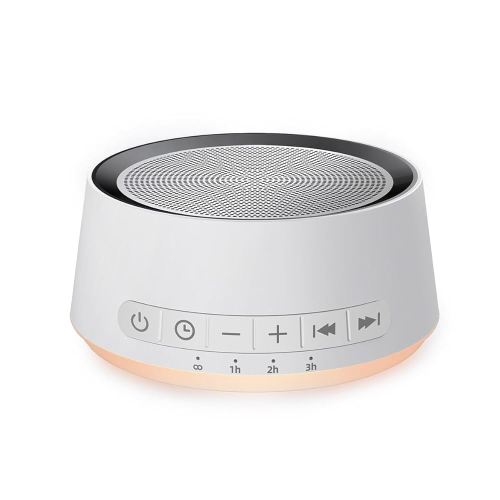 Sound Machine White Noise Machine with 30 Soothing Sounds 12 Colors Night Light Sleep Machine for Baby Kids Adults Brown Nosie Machine with 32 Volume Levels for Office Home Travel