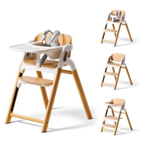 Momcozy 5-in-1 Convertible High Chair,Grows from Baby to Adult,308 lbs Capacity,Ergonomic&Adjustable