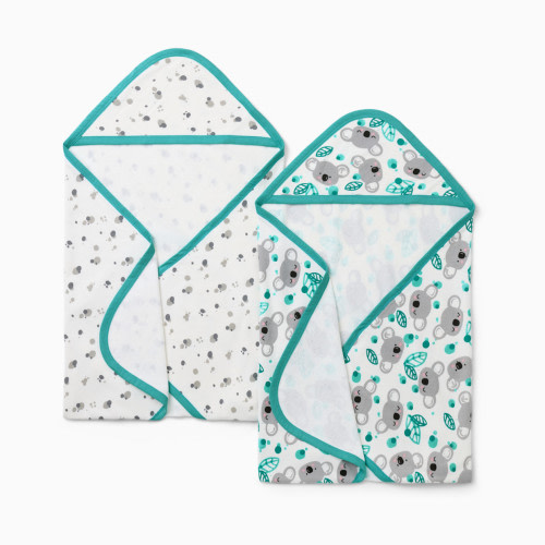 Small Story Organic Towels (2 Pack) - Koala Snuggles, 0-24