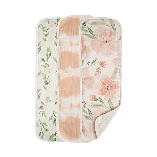 Crane Baby Burp Cloths - Parker