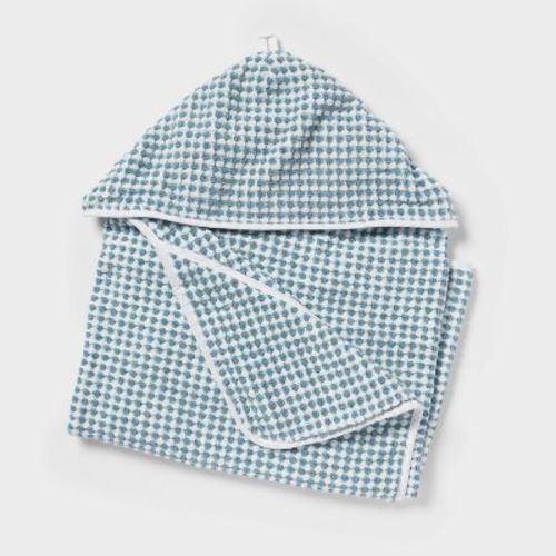 Blue Kids' Oversized Hooded Towel - Pillowfort™