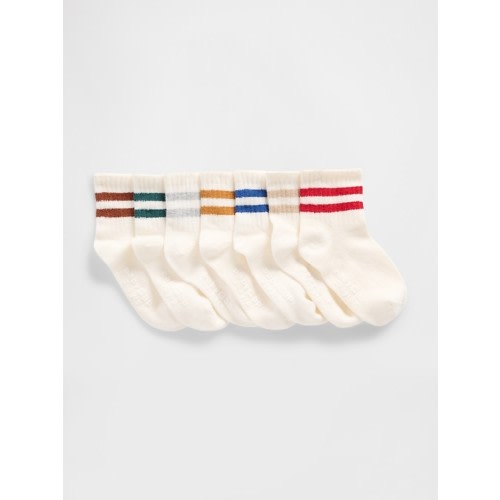 babyGap Stripe Crew Socks (7-Pack)