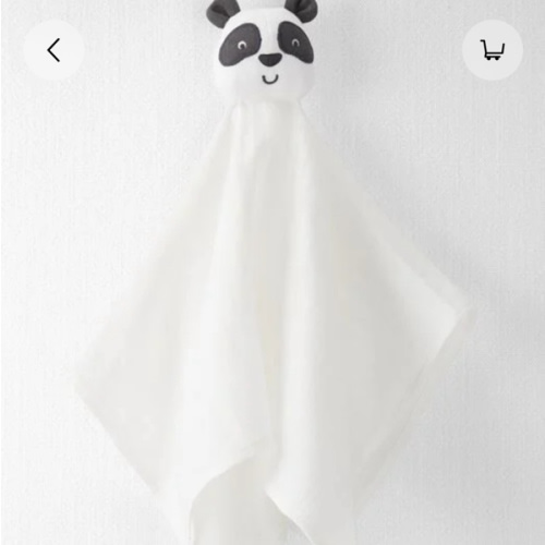 Cotton Muslin Panda Lovey | Carter's
