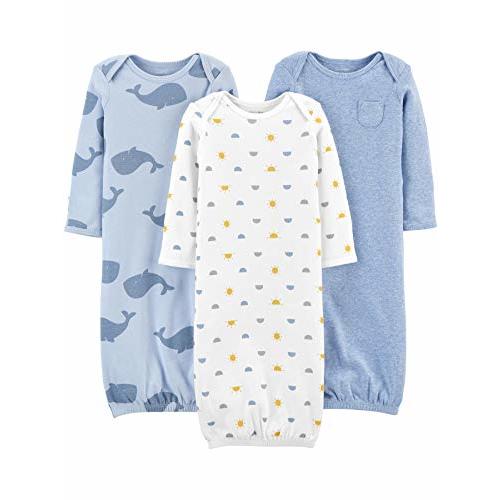 Simple Joys by Carter's Baby Boys' Cotton Sleeper Gown, Pack of 3