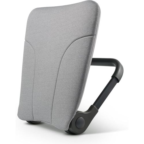 READY ROCKER Deluxe Slate | Adjustable Ergonomic Portable Rocker | Back Pain Relief & Relaxation | Black Rocker & Deluxe Cover | Back & Lumbar Support for Chair | Lightweight & Portable | 3.0 Model