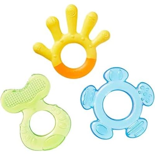 Nuby 3 Step Teether Set, BPA Free, Neutral…