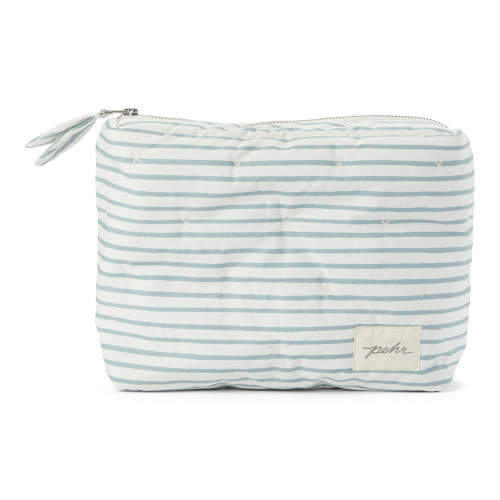 On The Go Pouch - Stripes Away Deep Sea