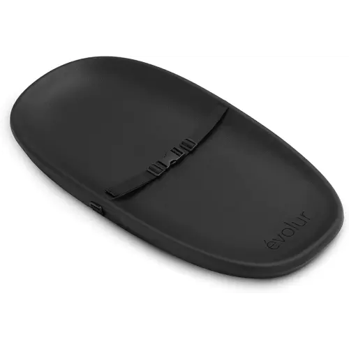 Evolur Eva Baby Changing Pad in Black, Soft, Lightweight and Portable Changing Pad, Fits All Changing Table, Waterproof Firm Padding