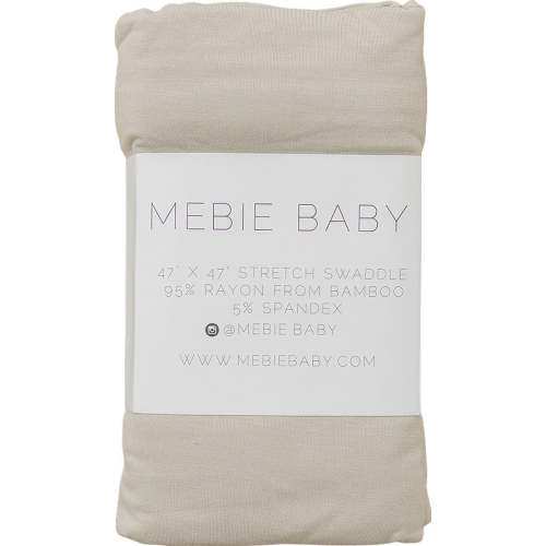 Mebie Baby Oatmeal Bamboo Rayon Stretch Swaddle