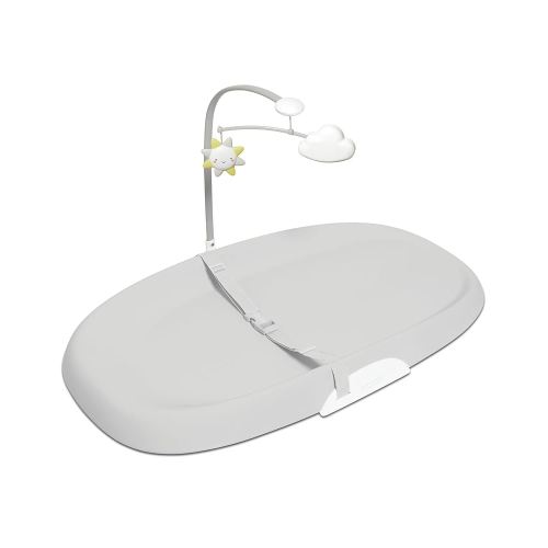 Skip Hop Baby Changing Pad Nursery Style Wipe-Clean Contoured with Cushioned Foam Grey