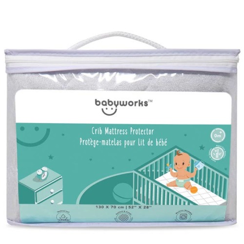 Bamboo Quilted & Fitted Crib Mattress Protector