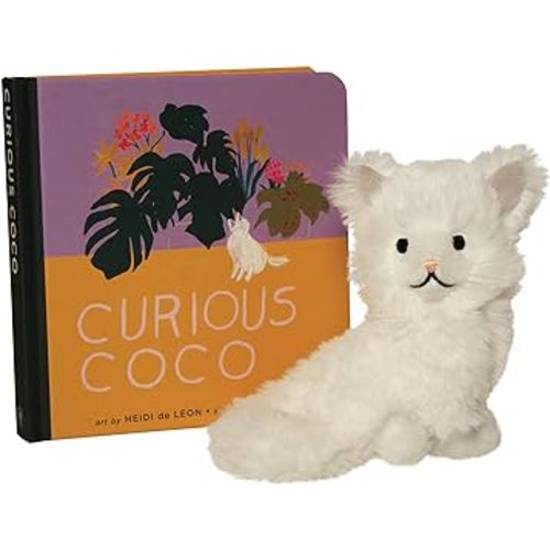 Manhattan Toy Mini Cat Stuffed Gift Set with Board Book and Stuffed Animal Cat