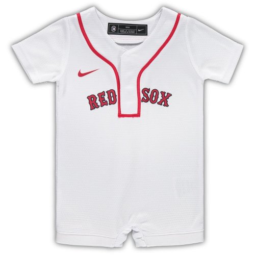Newborn Nike Boston Red Sox Official Jersey Romper