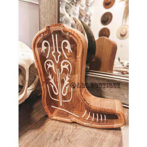 Cowboy Boot Piggy Bank