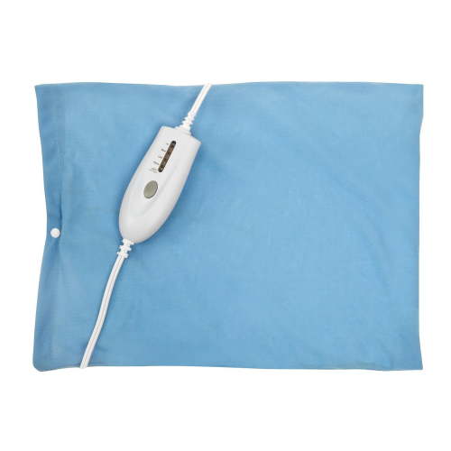 Electric Heating Pad | Dry Heat Only | 4 Heat Settings | 12" x 15",Blue