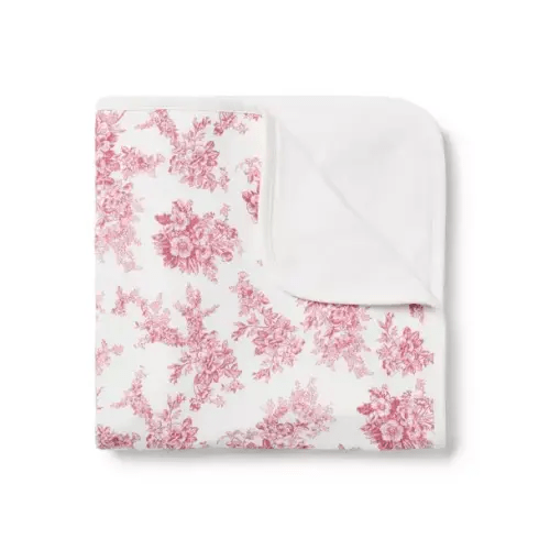 Baby Jet Ivory Floral Toile Baby Floral Toile Blanket by Janie and Jack