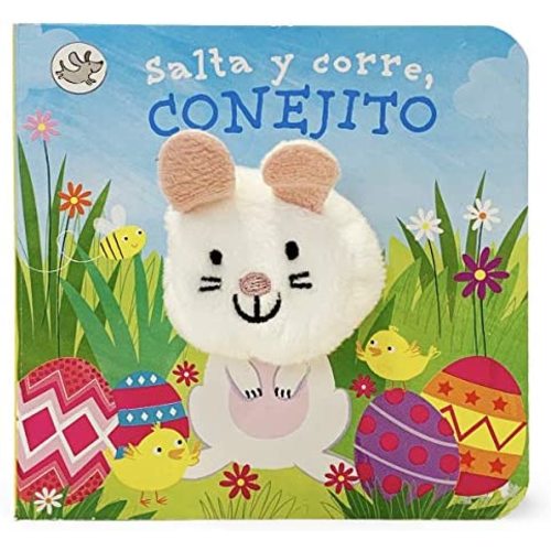 Salta y corre, Conejito / Hippity, Hoppity, Little Bunny Finger Puppet Book (Spanish Edition)
