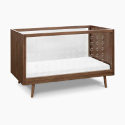 Ubabub Nifty Clear 3-in-1 Crib - Walnut